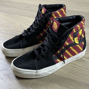 VANS Shoes Men 7.5 Womenn 9 Harry Potter x Sk8-Hi Gryffindor Suede Sneakers